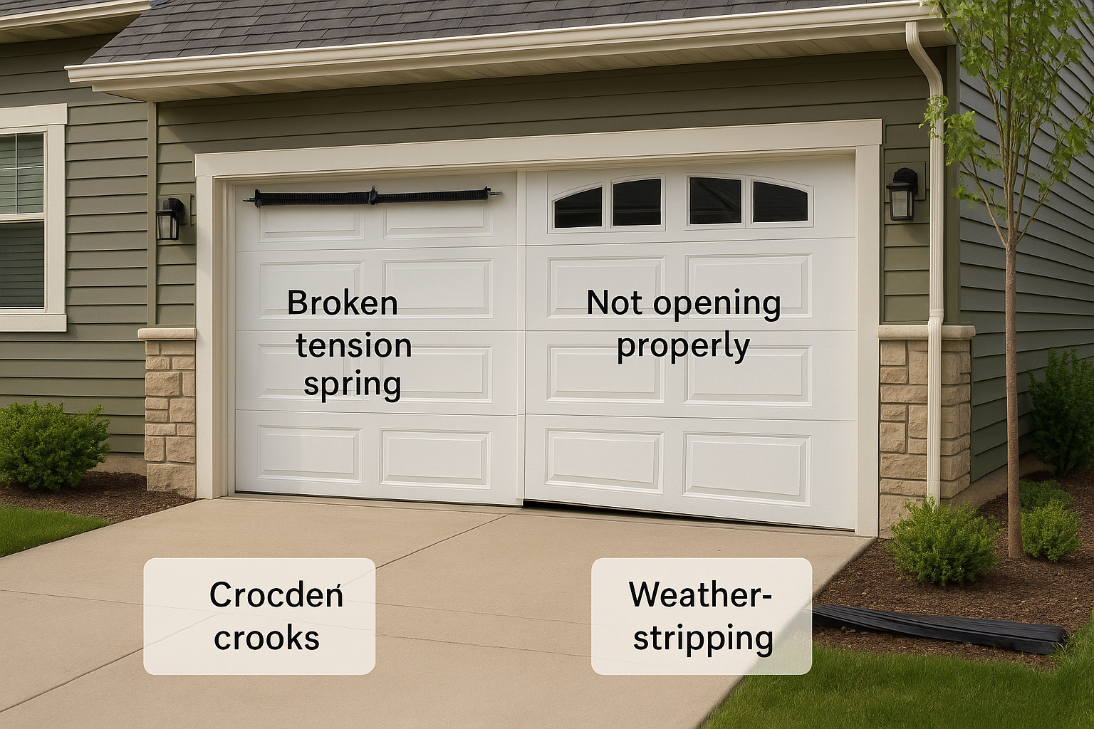 Common Garage Door Problems and How to Fix Them in Somers, CT