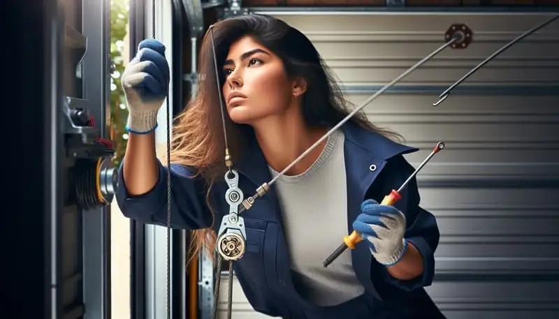 Garage Door Cable Repair — Baptist Village