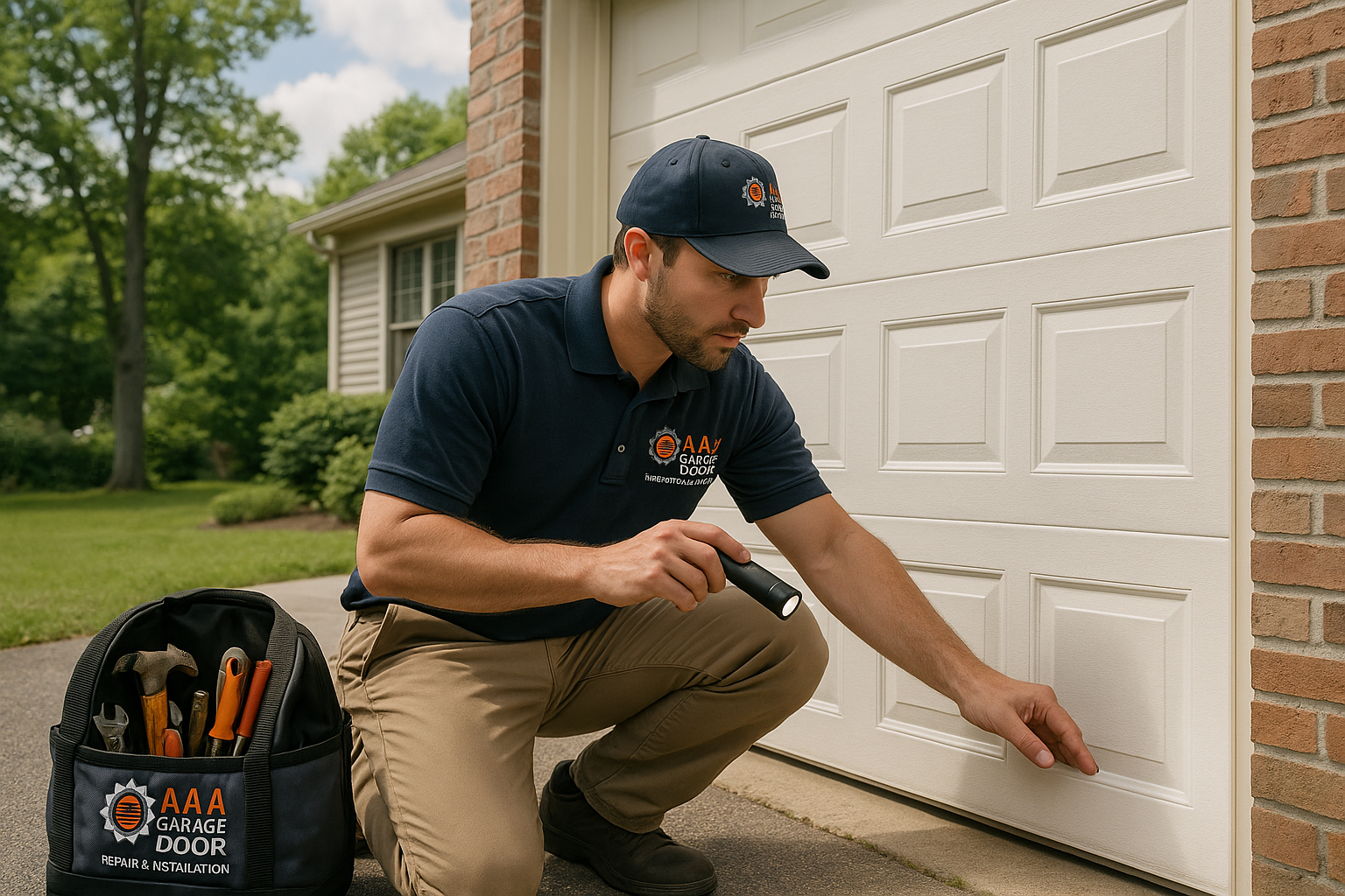 Garage door work in Somers