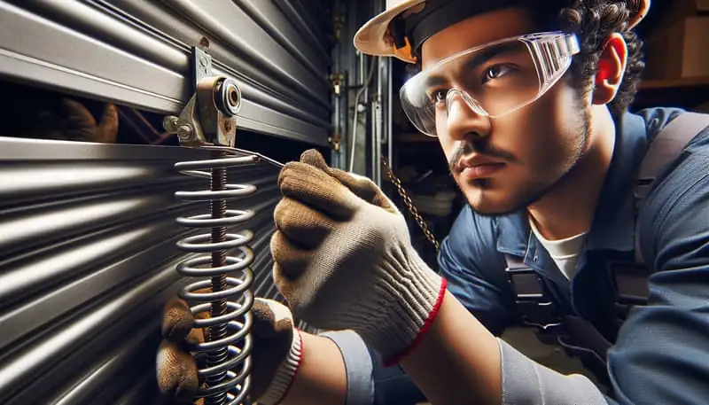 Garage Door Spring Repair — Baptist Village