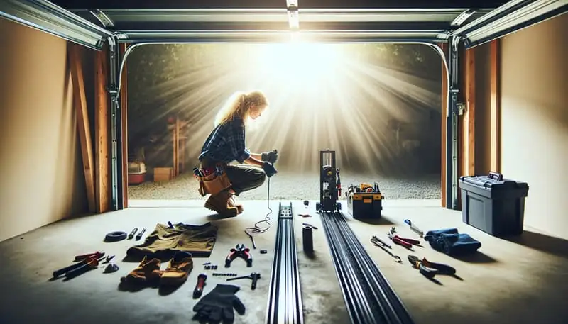 Garage Door Track Repair — Scitico